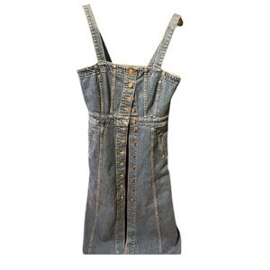 J.Crew jean material dress size 2 like new condition